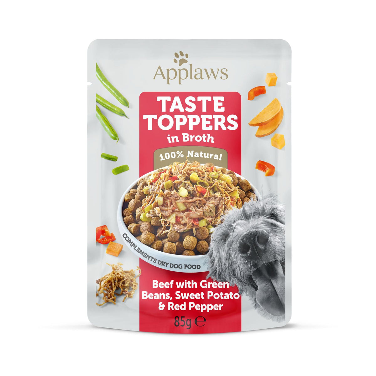 Applaws Dog Pouch 85g Beef with Green Beans, Sweet Potato