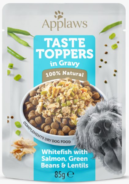 Applaws Dog Pouch 85g Whitefish with Salmon, Green Beans