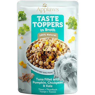 Applaws Dog Pouch 85g Tuna Fillet with Pumpkin, Chickpeas &