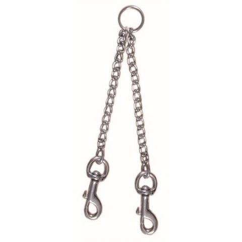 Trixie Terminal Duplo em Metal XS-M para Trela - 42 cm / 2,0 mm - Cromado