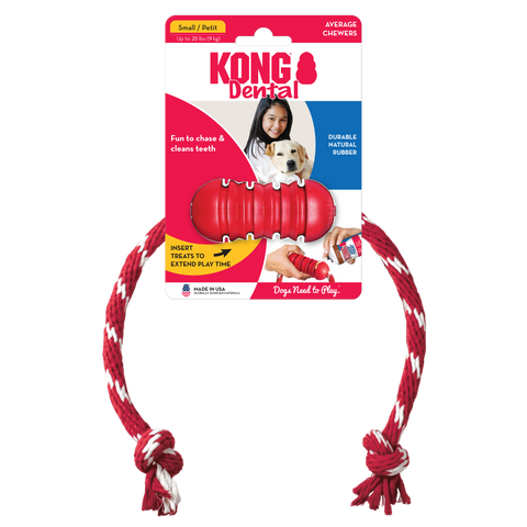 KONG DENTAL W/ ROPE (com corda)