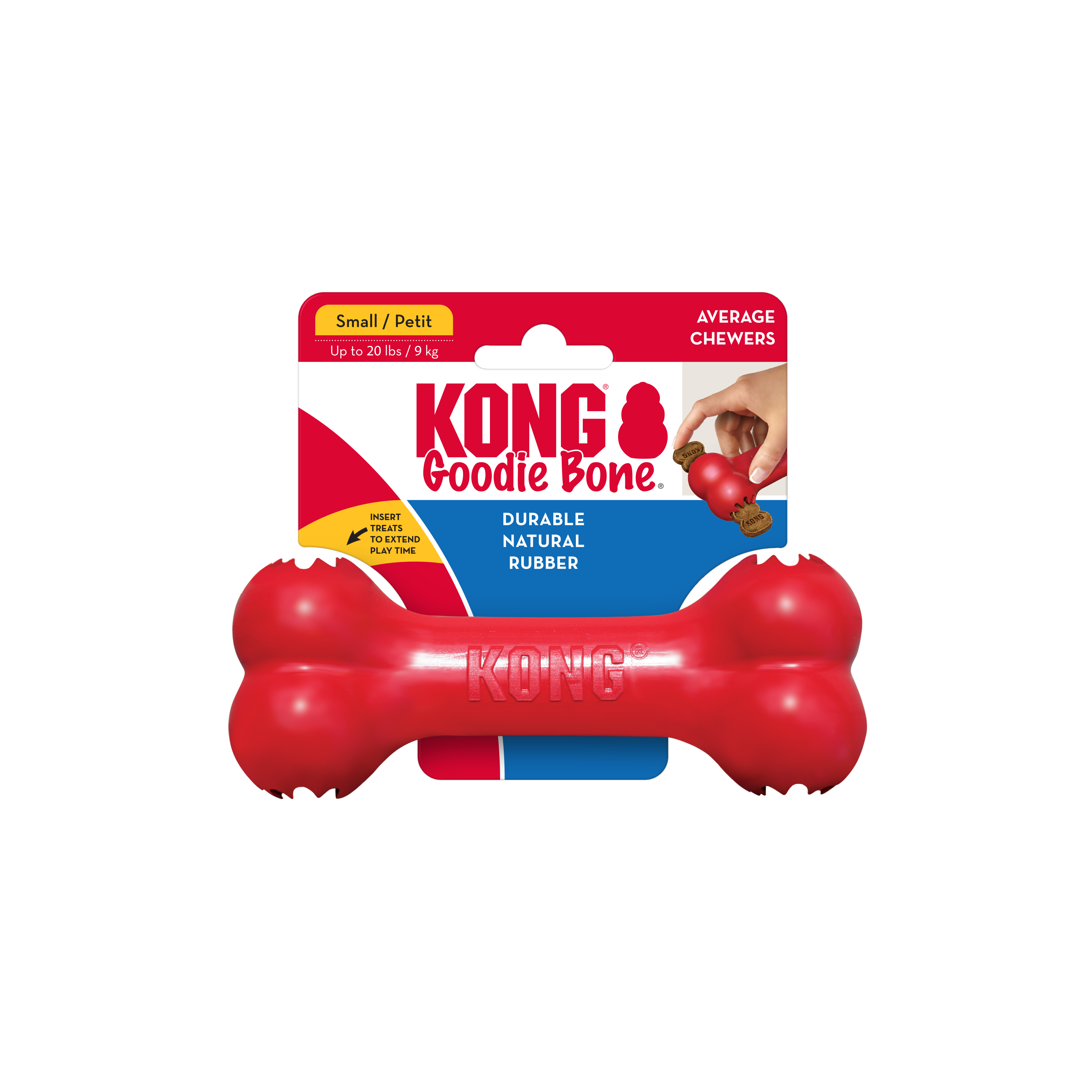 KONG GOODIE RIBBON MEDIUM (Forma de Osso)