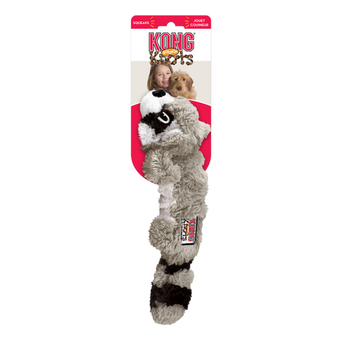 KONG SCRUNCH KNOTS RACOON SMALL/MEDIUM (Guaxinim)