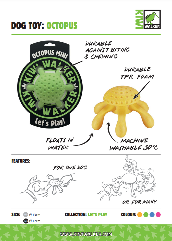 KIWI WALKER Let's Play! Octopus Maxi