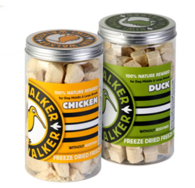 KIWI WALKER Freeze Dried Snacks - Round Jar L (115 a 120 gr)