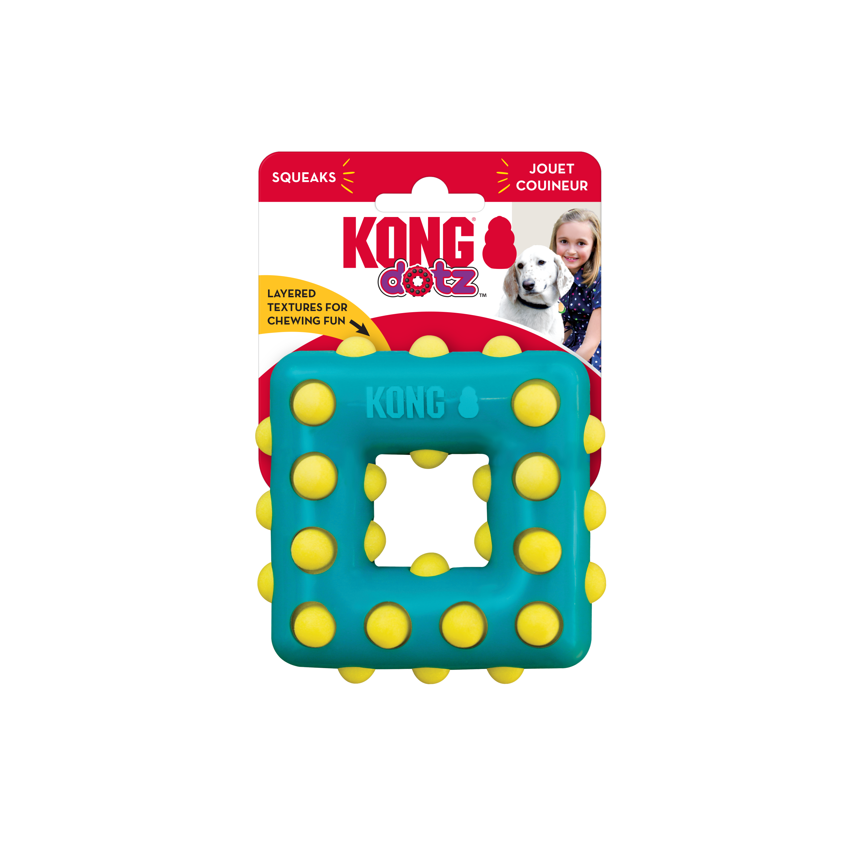 KONG DOTZ SQUARE LARGE (Quadrado)