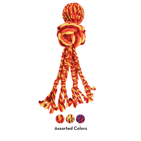 KONG Wubba Weaves with Rope L - Sortido