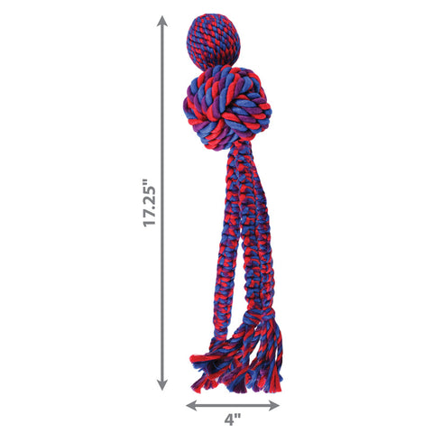 KONG Wubba Weaves with Rope L - Sortido