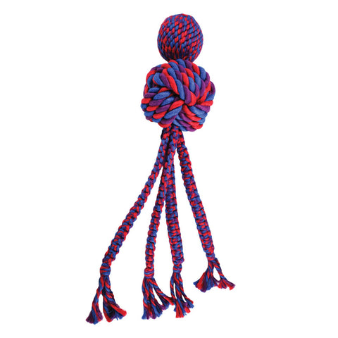 KONG Wubba Weaves with Rope L - Sortido