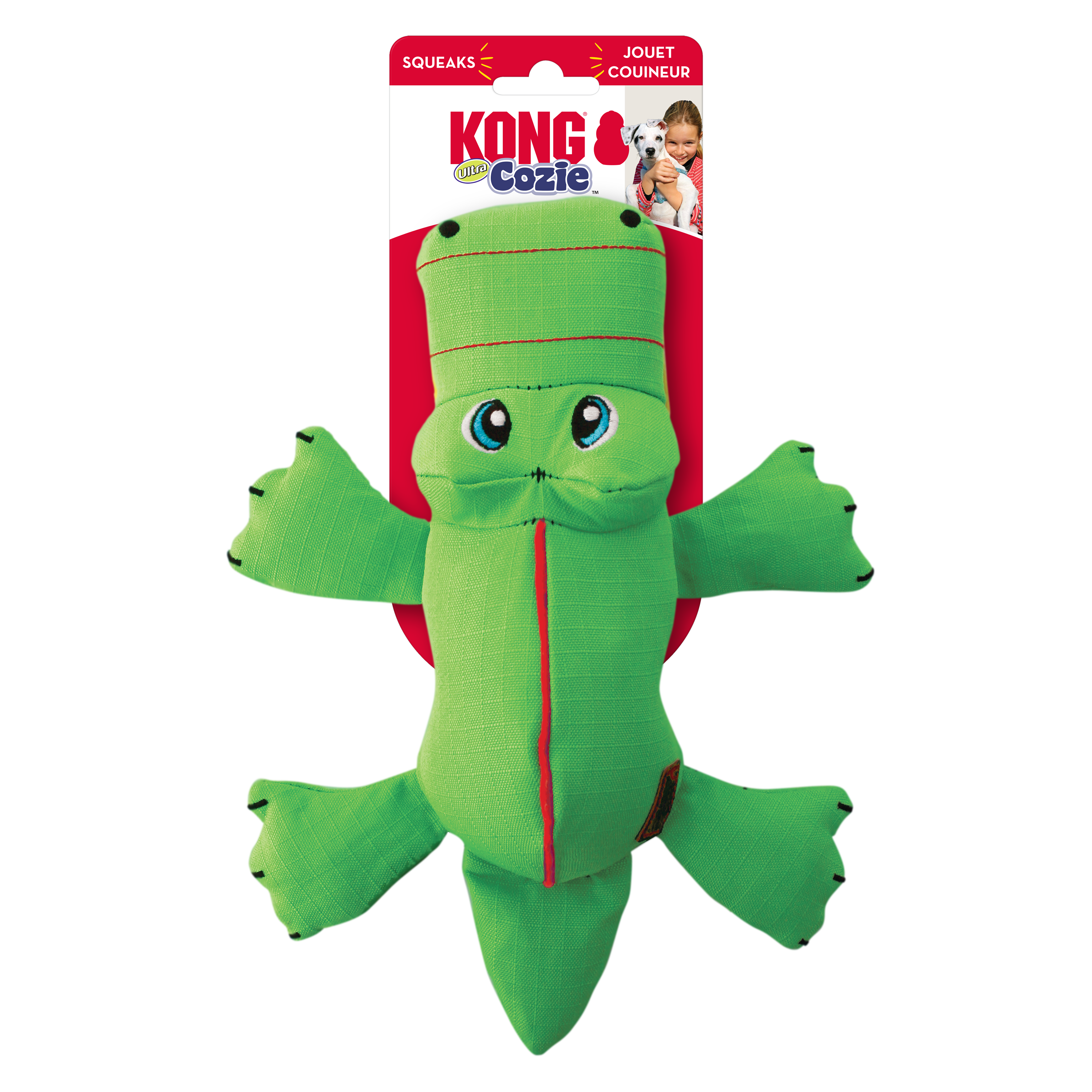 KONG COZIE ULTRA ANA ALLIGATOR LG (Crocodilo)