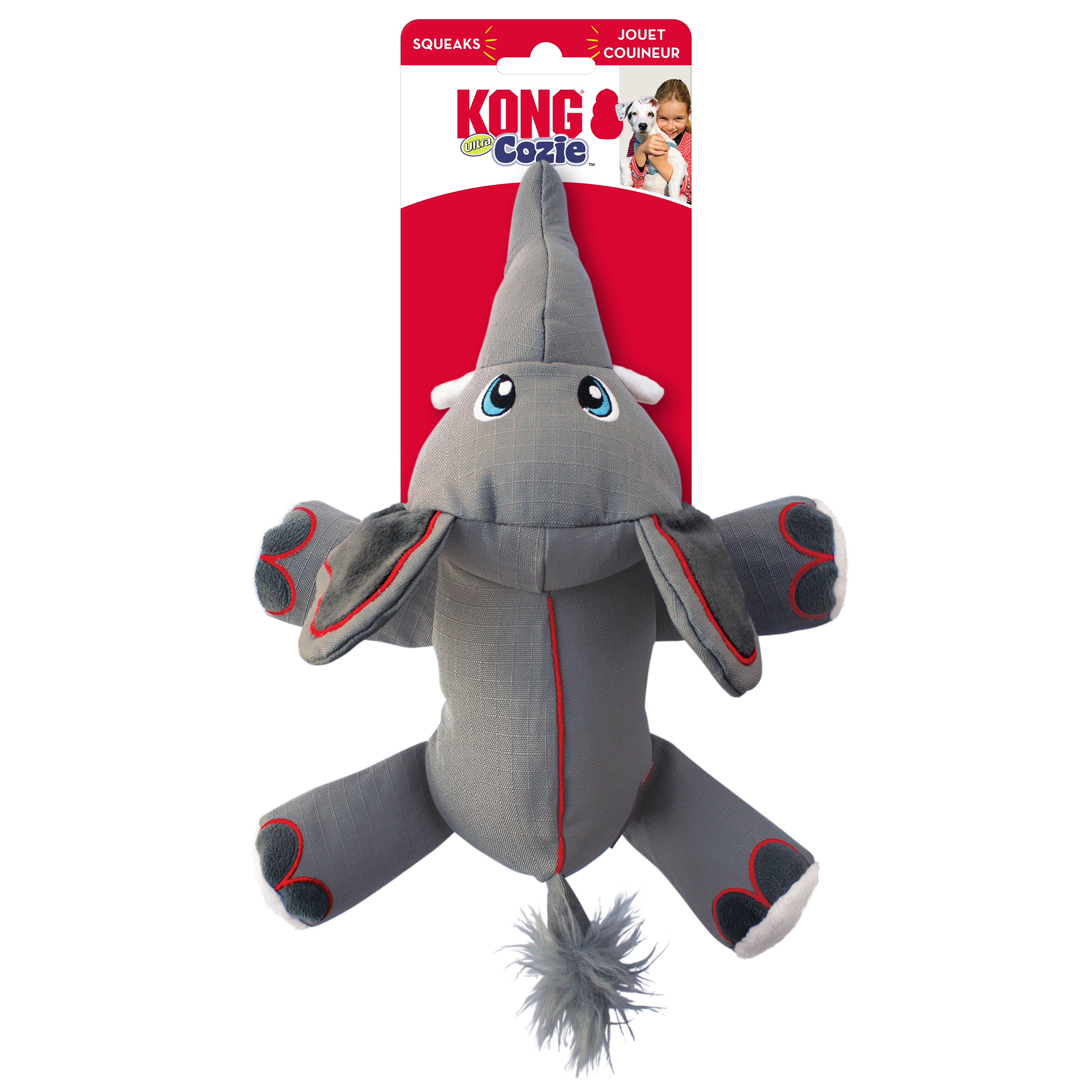 KONG COZIE ULTRA ELLA ELEPHANT LG (Elefante)