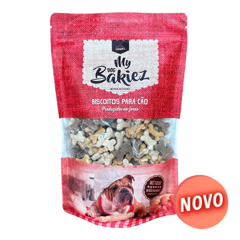 MY DOG BAKIEZ - Biscoitos para cão "Mini Bones Mix" 350 gr